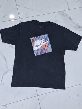 Nike Black wild print graphic Tee shirt